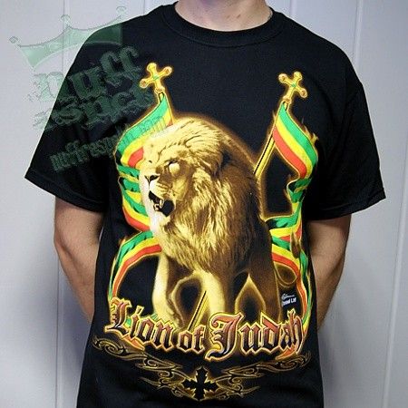 Tričko Lion of Judah full rasta