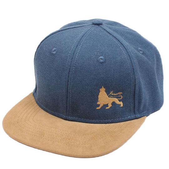 Snapback šiltovka Lion of Judah | Blue & Camel