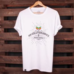 Revolutionaries Roots Soldier tshirt | biele