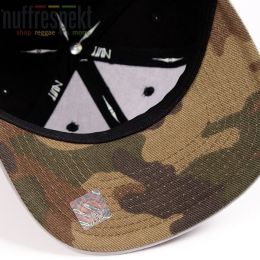 Šiltovka Snapback Nuff Wear - Black & Gray