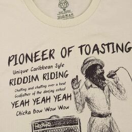 Tričko Pioneer of Toasting U-Roy : kremove