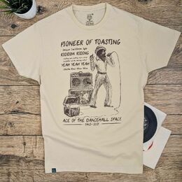 Tričko Pioneer of Toasting U-Roy : kremove