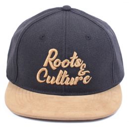 Šiltovka Snapback Roots & Culture |  Black Ash & Camel