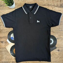 Tričko Polo Lion of Judah - Čierno/biele