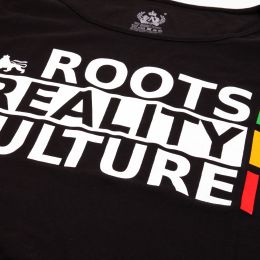 Dámske tričko Roots Reality Culture | čierna