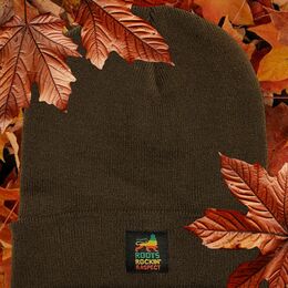 Zimní čepice beanie  Roots Rockin' Raspect | hnedá