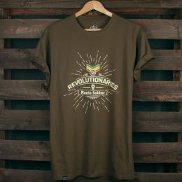 Revolutionaries Roots Soldier tshirt | olivové