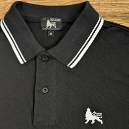 Tričko Polo Lion of Judah - Čierno/biele