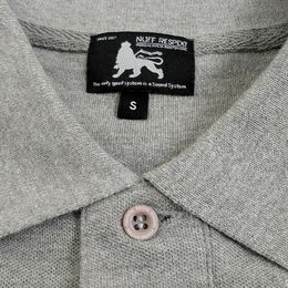 Tričko Polo Lion of Judah - Sivo/biela