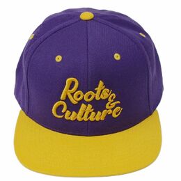 Snapback Roots & Culture - fialovožltá