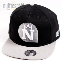 Šiltovka Snapback Nuff Wear - Black & Gray